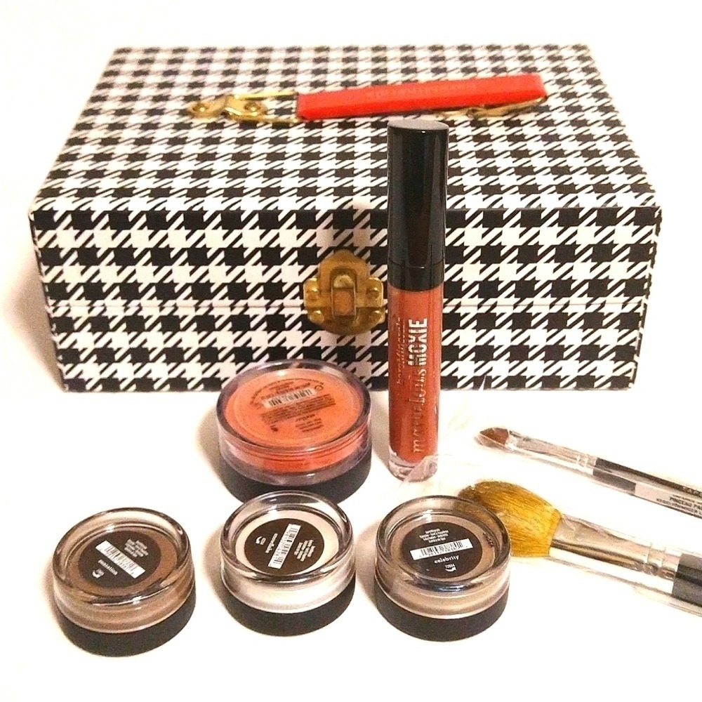 Bare Minerals 7pc Set Eyes and Face Kit Limited Edition Beauty Loose Powder